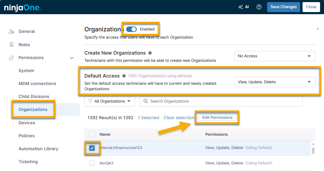 technicien ticketing permissions_organisations.png